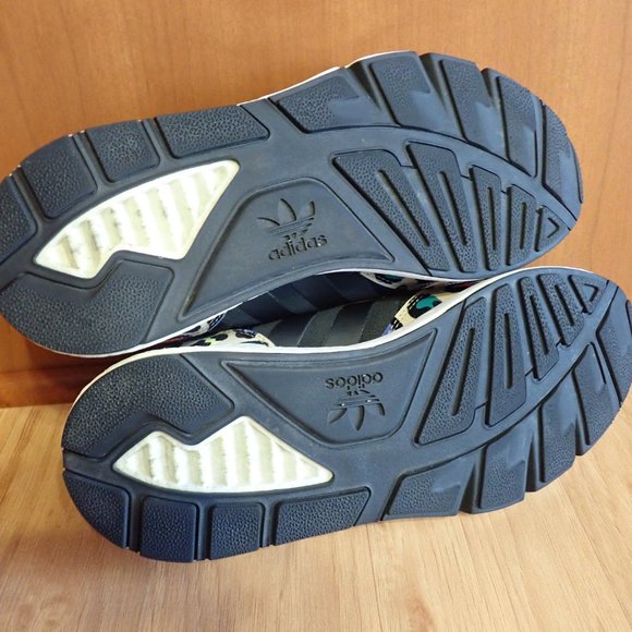 Adidas ZX 1K Boost "Leopard Print" Women's Shoes Core Black-Pale Nude H00669 - Picture 10 of 10